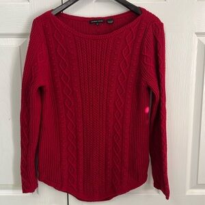 Beautiful Red Knit Sweater